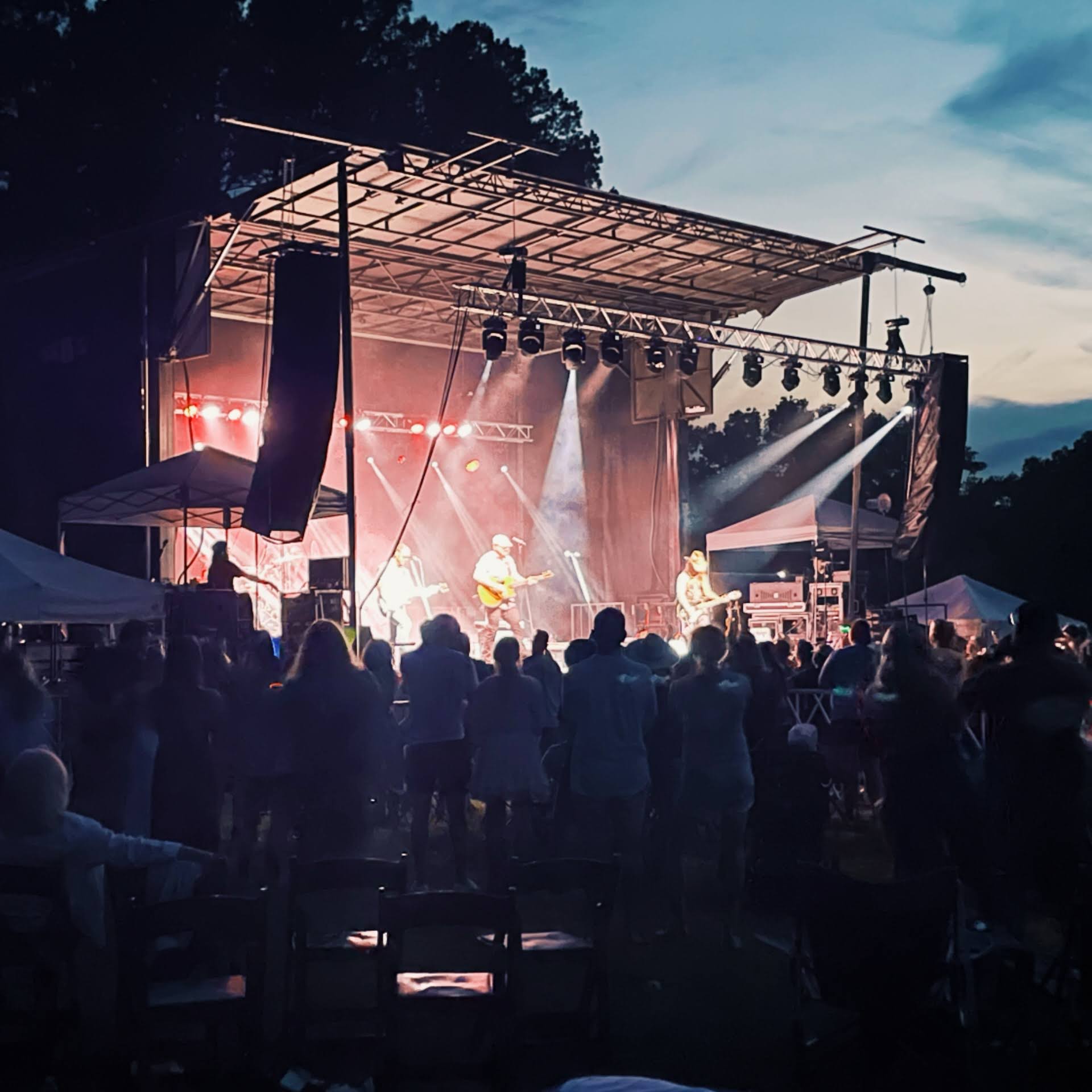 Audiocraft sound and lighting concert Jamestown, VA